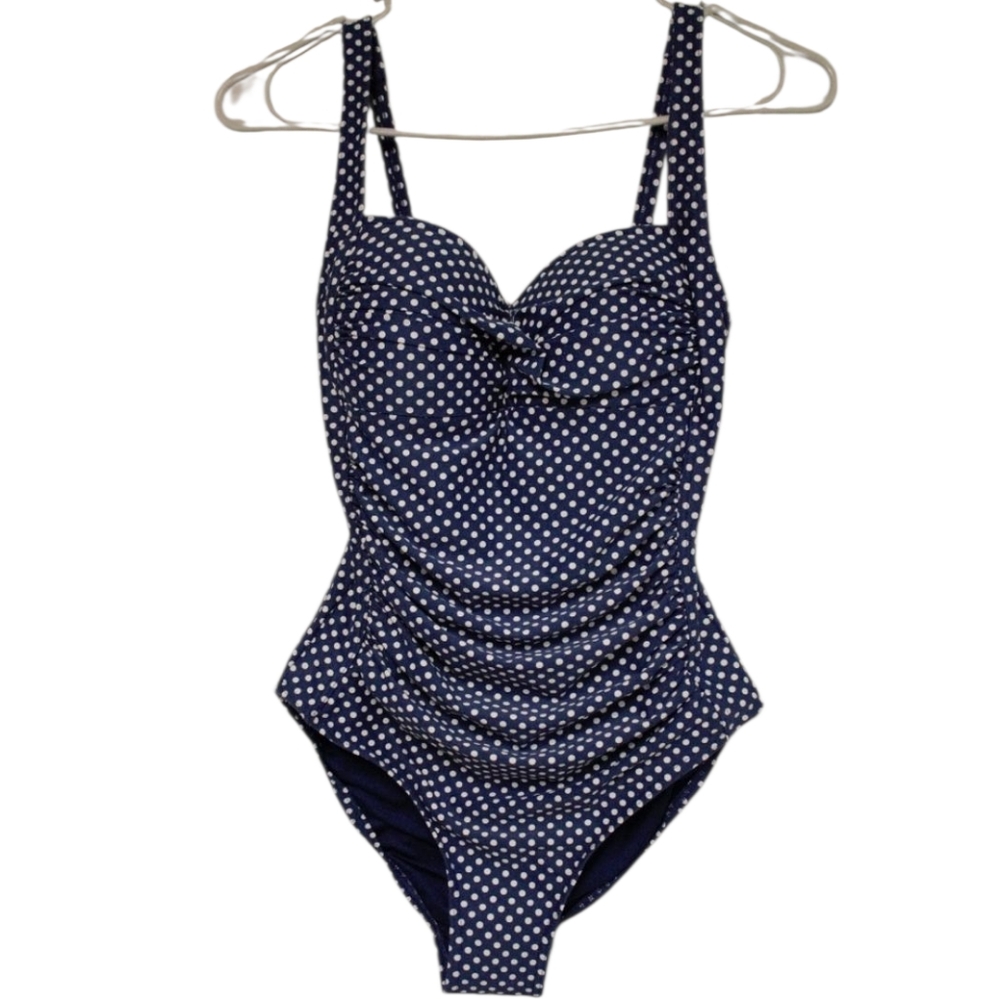 NipTuck Swim Polka Dot One-Piece Swimsuit